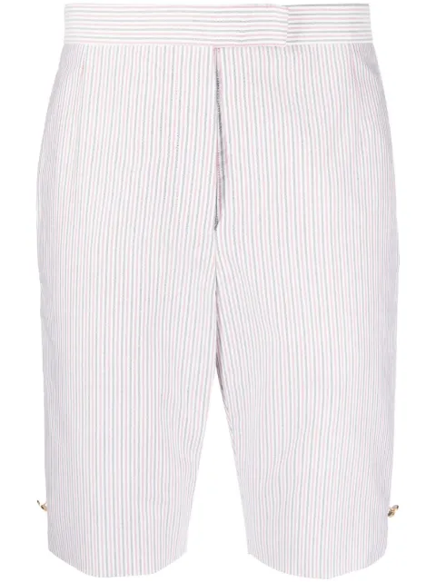 Thom Browne striped bermuda shorts White FTC404A00098