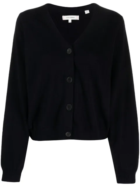 Chinti & Parker V-neck cropped wool cardigan Blue KPS2325NAVY