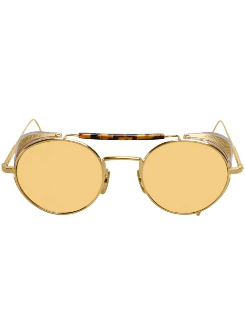 Thom Browne Eyewear 20th Anniversary Edition round-frame sunglasses Gold UES001LG0003