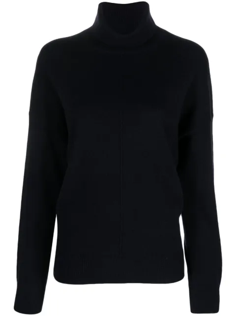 Chinti & Parker high-neck long-sleeves knit sweater Blue KPS2321