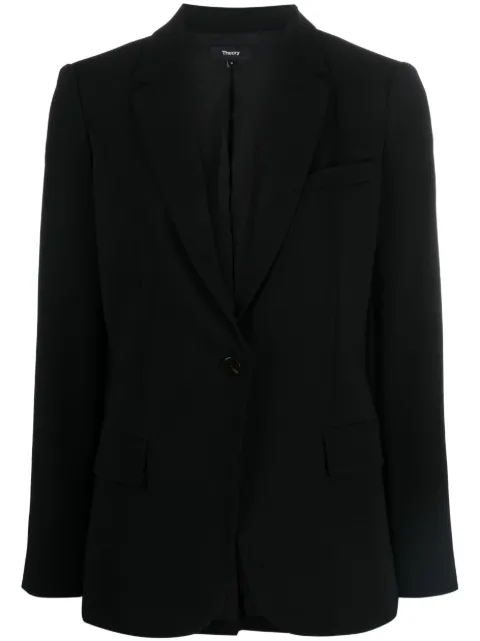 Theory Staple single-breasted blazer Black J0709113