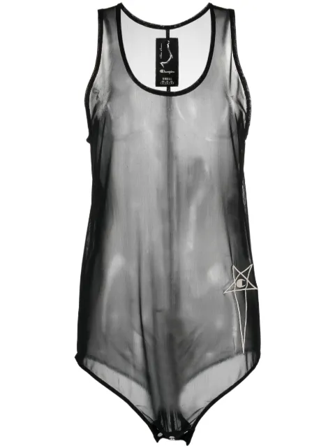 Rick Owens x Champion basketball tank top Black CW02C9234CHMNET