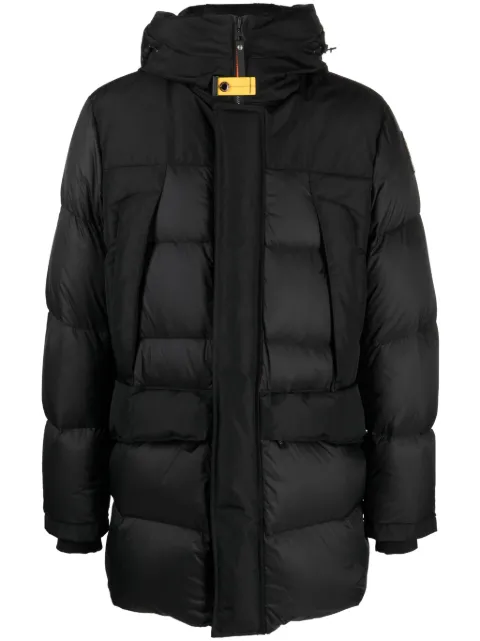 Parajumpers logo-patch padded jacket Black 23WPMPUEN04