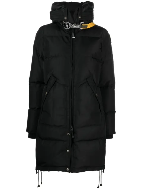Parajumpers Long Bear hooded parka coat Black 24WMPWJKMA33