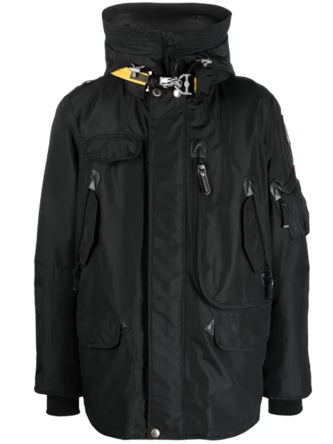 Parajumpers military hooded jacket Black 23WPMJKMA03