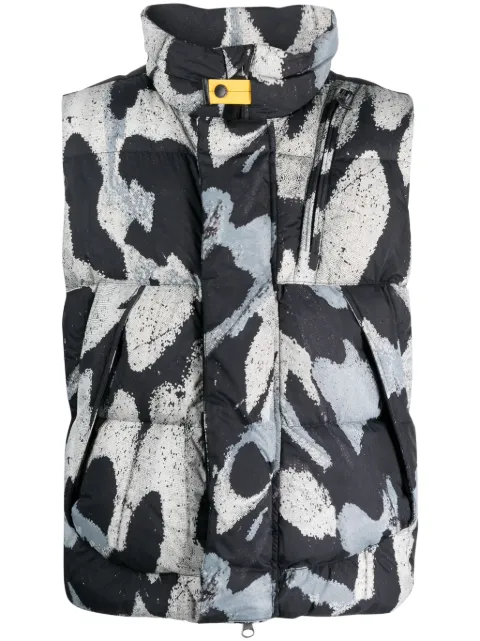 Parajumpers graphic-print padded gilet Neutrals 23WMPMPUOK01P