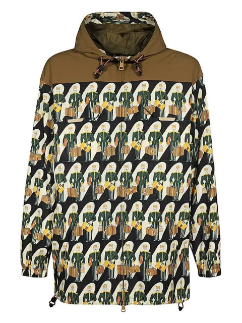 Gucci Porter-print zip-up jacket Black 742794ZAN5Y