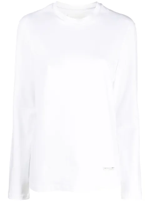 Jil Sander long-sleeve cotton T-shirt White J02GC0110J20073