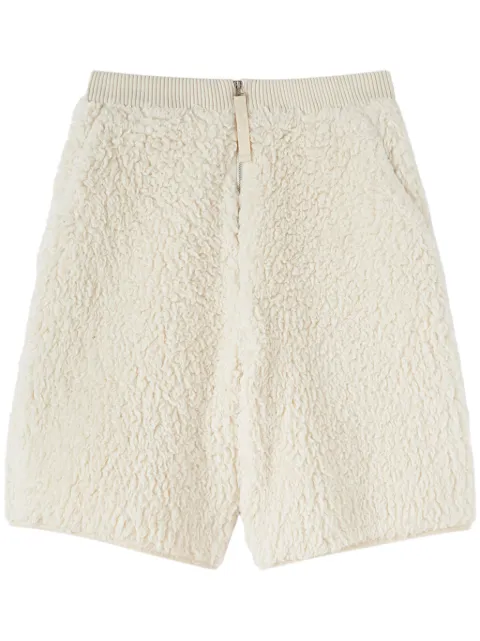Jil Sander textured cotton shorts White J47KA0023J20088