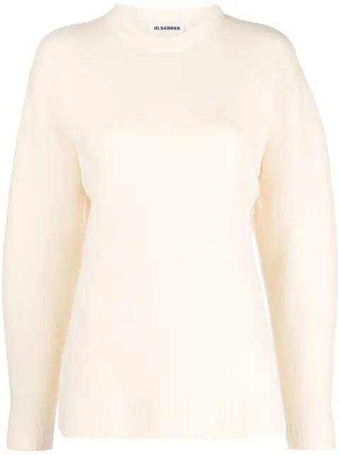 Jil Sander crew-neck wool jumper Neutrals J02GP0145J14614