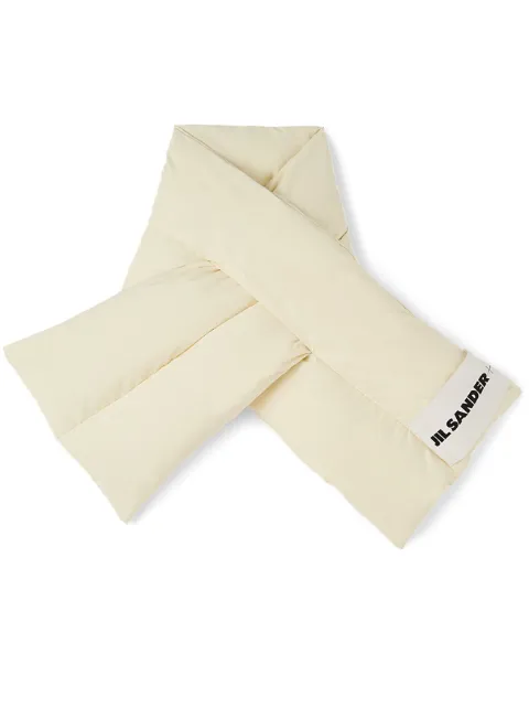 Jil Sander padded down scarf Neutrals J40TE0002J74276
