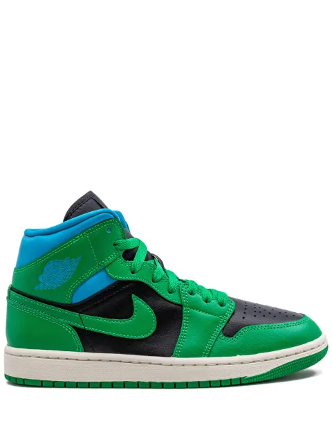 Jordan Air Jordan 1 Mid "Lucky Green Aquatone" sneakers Black BQ6472