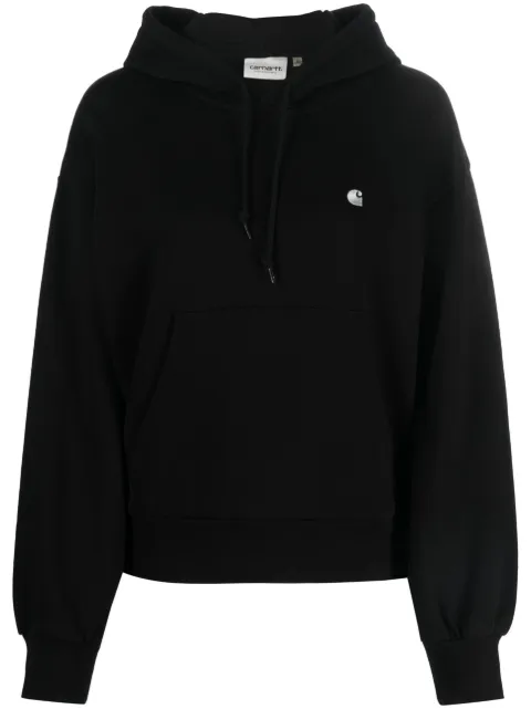 Carhartt WIP oversized embroidered-logo hoodie Black I032644