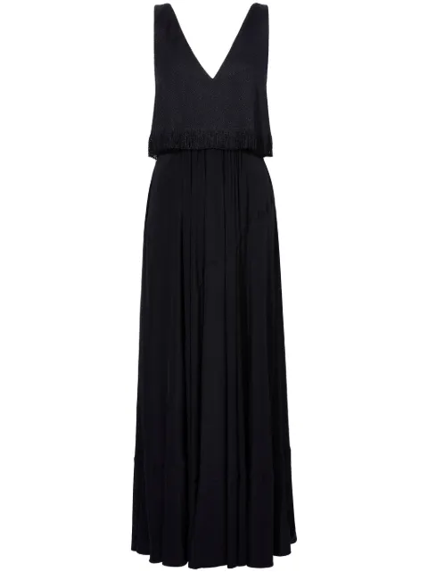 Proenza Schouler V-neck maxi dress Black R2413006BY293