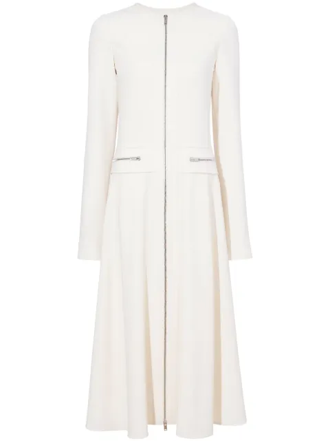 Proenza Schouler Joanne panelled crepe maxi dress Neutrals R2413024BBY116