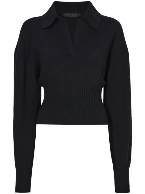 Proenza Schouler V-neck cashmere jumper Black R2417125KW152