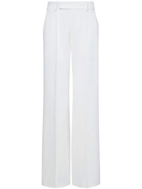 Proenza Schouler high-rise crepe trousers White R2416003BBY116