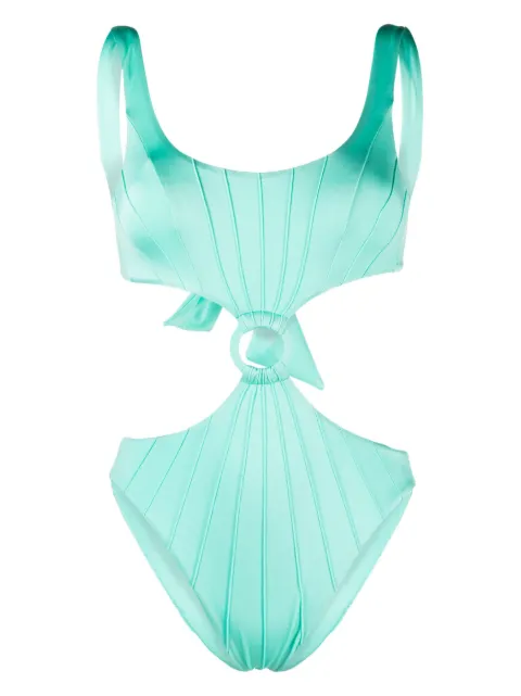 Noire Swimwear cut-out swimsuit Blue NSW381