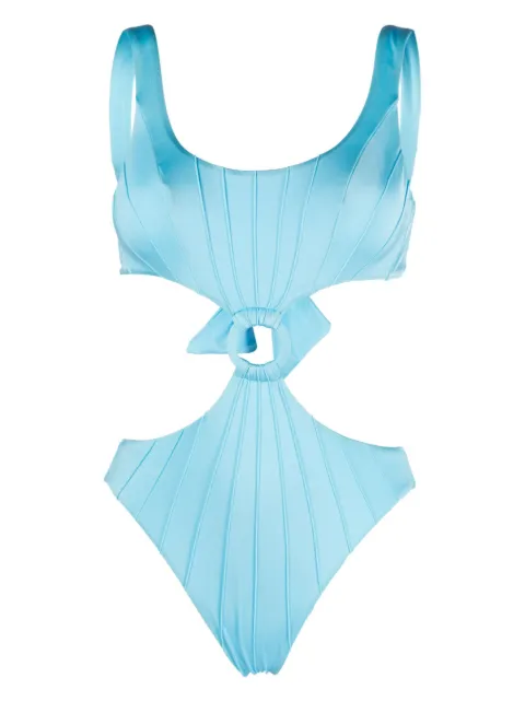Noire Swimwear cut-out swimsuit Blue NSW381