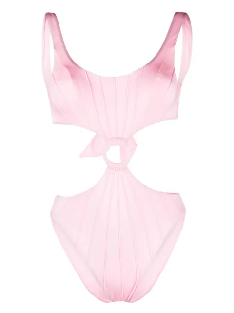Noire Swimwear cut-out swimsuit Pink NSW381