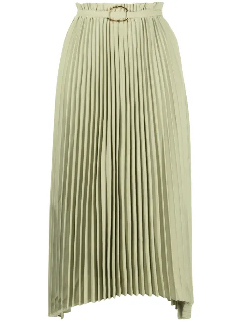 Rejina Pyo Dilan pleated midi skirt Green D165SS