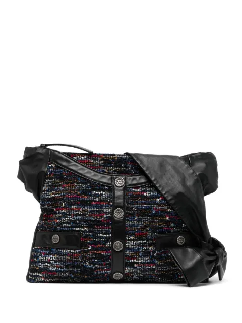 CHANEL Pre-Owned 2014 jacket motif shoulder bag Black 20895826