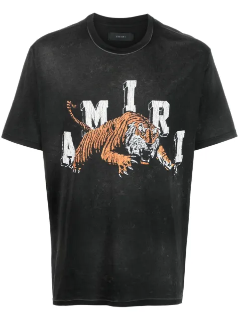 AMIRI tiger-graphic T-shirt Black PF23MJG006001