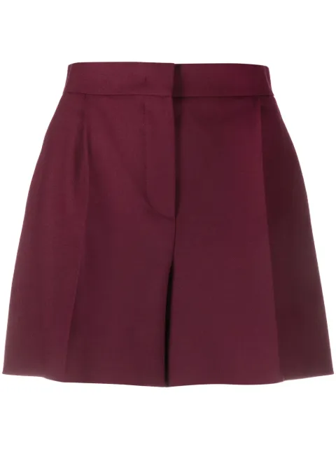 Alberta Ferretti high-waist short shorts Purple AEF232M03295123