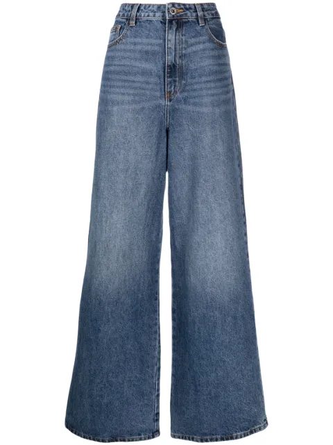 Self-Portrait wide-leg jeans Blue PF23820PBL