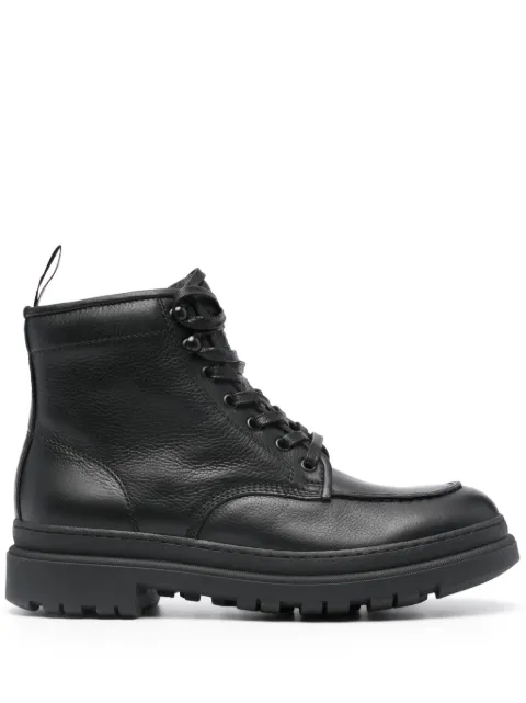Polo Ralph Lauren lace-up leather boots Black 812913536001