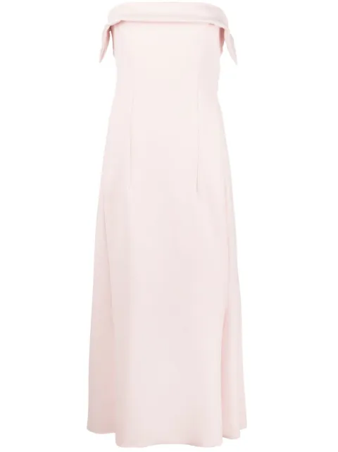 Philosophy Di Lorenzo Serafini strapless midi dress Pink A04455726