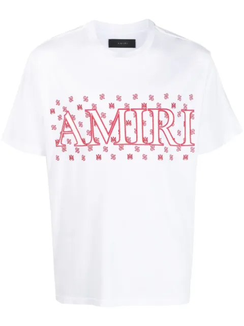 AMIRI M.A. paisley-print T-shirt White PF23MJG038