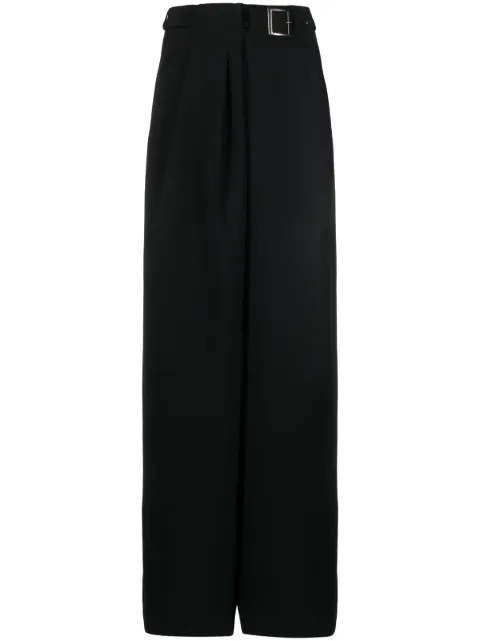 Alberta Ferretti wide-leg belted trousers Black AEF232U03216626
