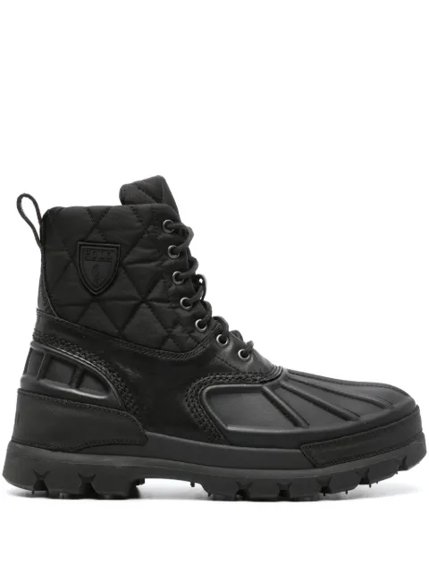 Polo Ralph Lauren Oslo quilted ankle boots Black 812913555