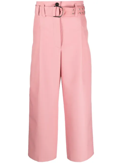 Philosophy Di Lorenzo Serafini belted wide-leg trousers Pink A03105727