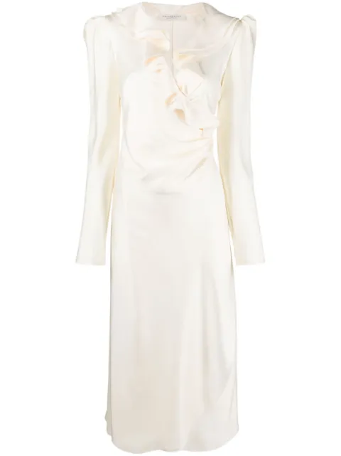 Philosophy Di Lorenzo Serafini ruffle-trim wrap dress White A04515722