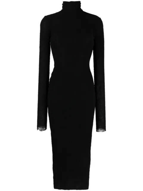 Philosophy Di Lorenzo Serafini Chantilly-lace long dress Black A04545734