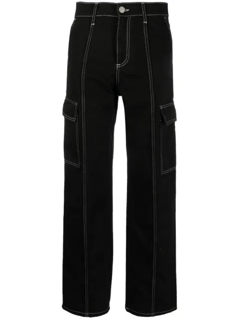Philosophy Di Lorenzo Serafini cargo straight-leg jeans Black A03175732