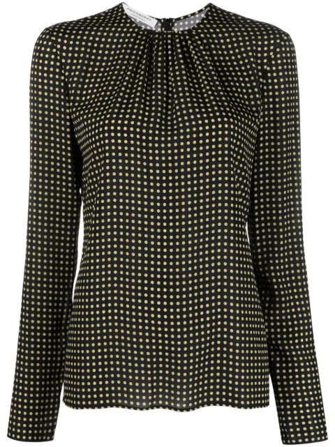 Philosophy Di Lorenzo Serafini polka-dot blouse Black V02157153