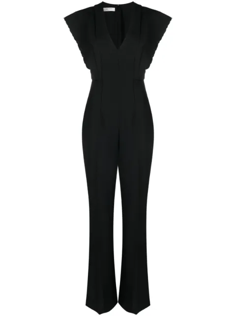 Philosophy Di Lorenzo Serafini V-neck tailored jumpsuit Black A04445727