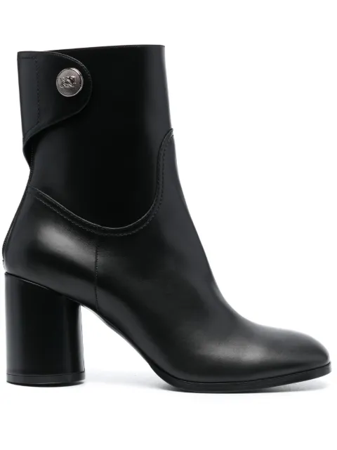 Casadei 90mm block-heel leather boots Black 1R410W0801C1511