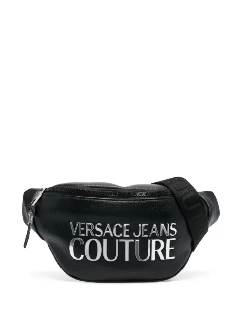 Versace Jeans Couture logo-lettering belt bag Black 75YA4B71ZG128