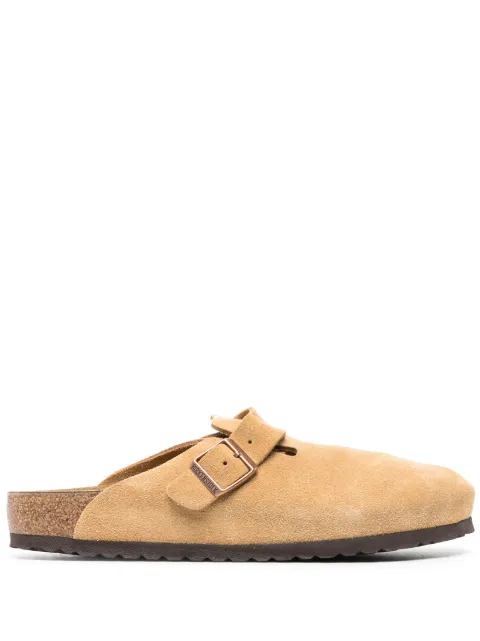 Birkenstock Boston suede mules Neutrals 1026181