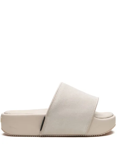 Y-3 Y-3 leather slides Neutrals GW8630