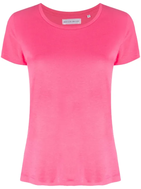 Madison Maison short-sleeved cotton-jersey T-shirt Pink 987