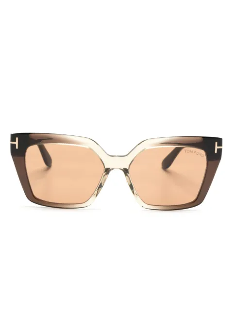 TOM FORD Eyewear Winona cat-eye frame sunglasses Brown FT1030