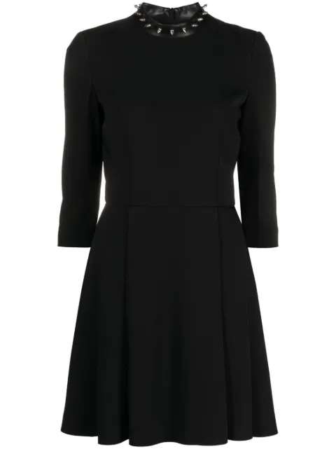 Moschino spike-stud detail minidress Black A04395425