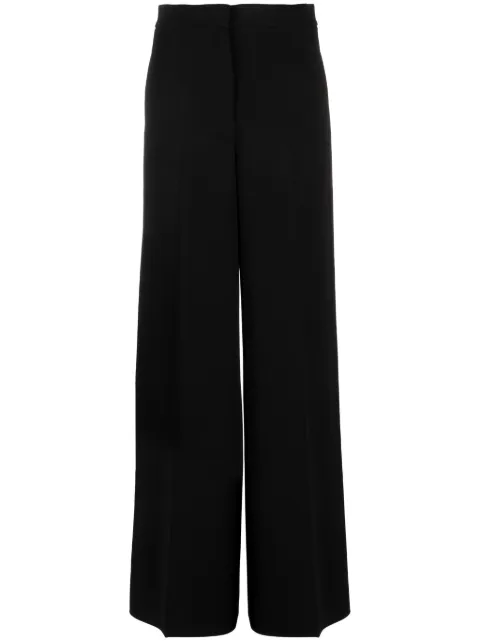 Moschino high-waist wide-leg trousers Black A03125425