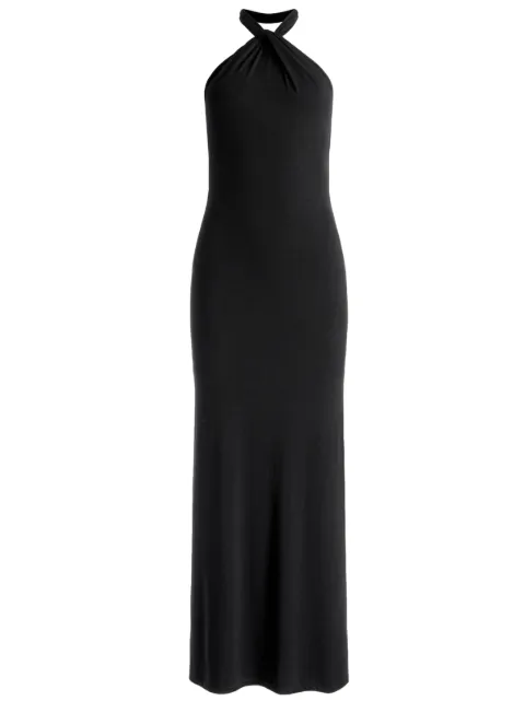 alice + olivia Amaya Halter dress Black CC306066505