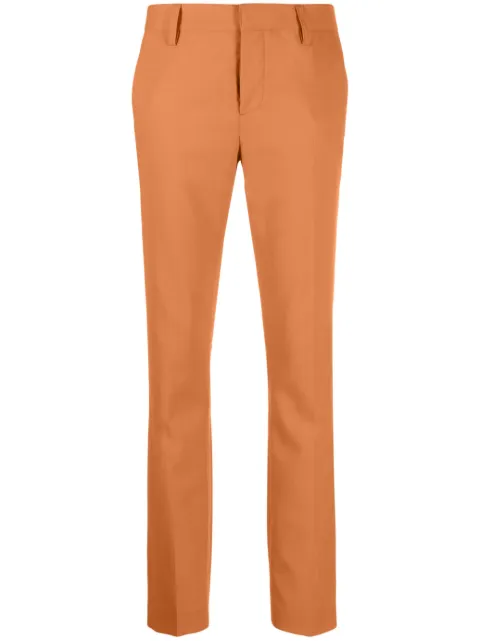 DSQUARED2 slim-cut tailored trousers Orange S75KB0355S54411